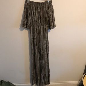 Off the shoulder jumpsuit